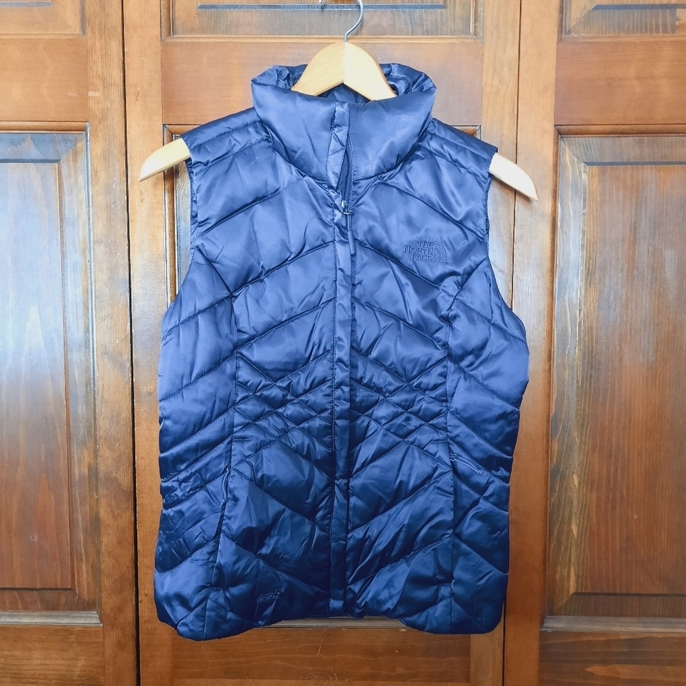 The North Face Aconcagua Vest 550 Down-filled Deep Purple Quilted Puffer Size XS